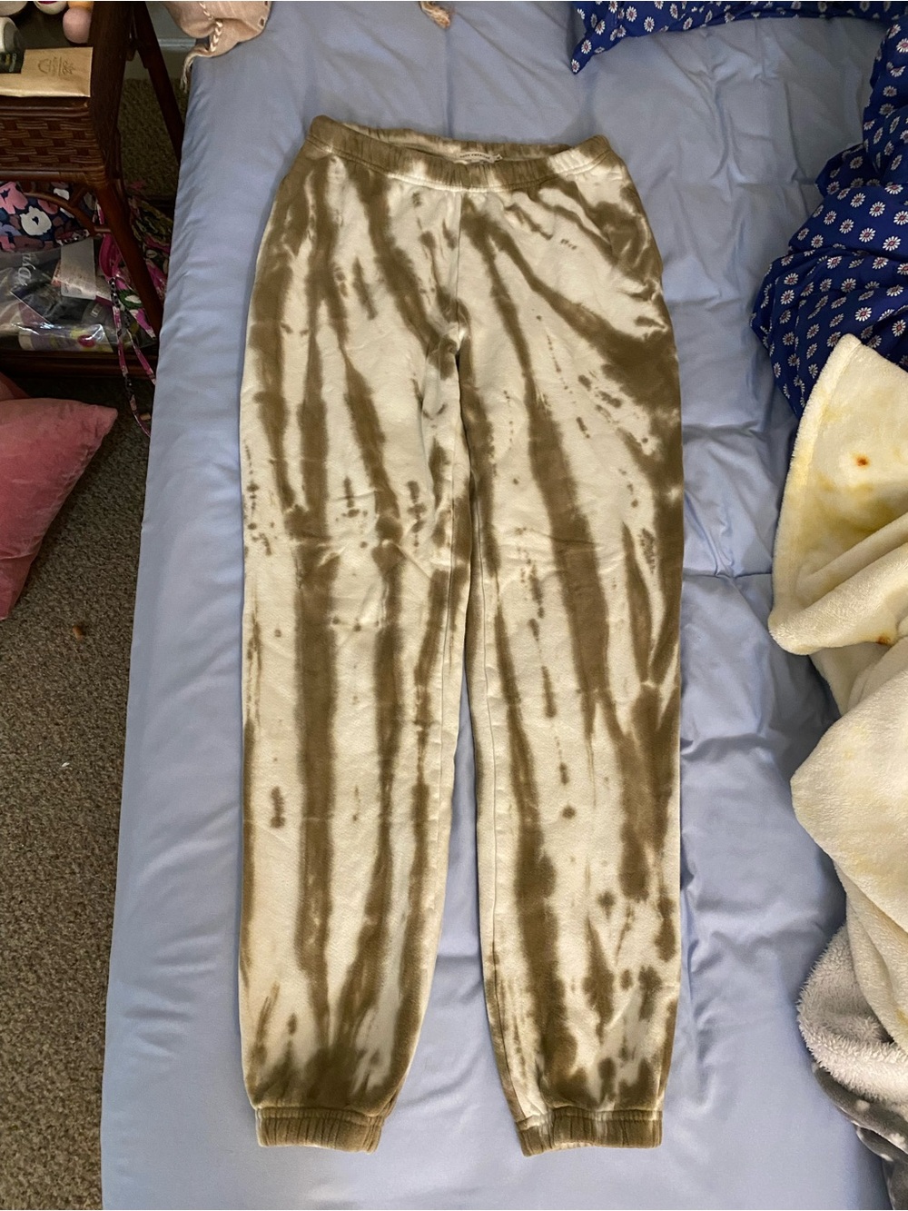 Good American Tie Dye cotton joggers Sweatpants size 2/medium